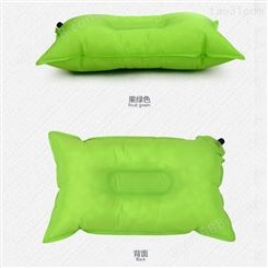 u型充气枕  PVC加厚植绒方枕  旅行长方形充气靠枕 午睡枕 便携充气枕