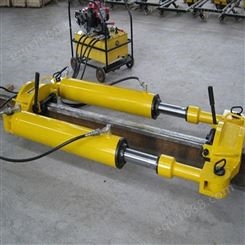 吉聚供应YLS-900型液压钢轨拉伸器 生产铁路用钢轨拉伸机