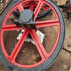 择众煤矿用固定天轮 900mm支撑轮 矿井提升机配套圆轮