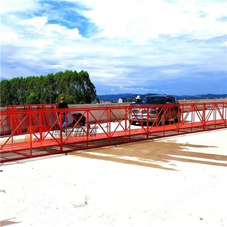 博奥SJL56电动吊篮 用于桥梁喷涂底部加固工作 镀锌桁架结构
