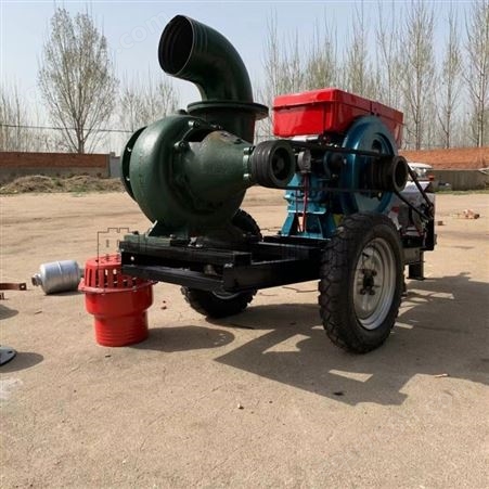 应急排污6寸8寸抽水泵 消防接力水泵小型汽油机水泵