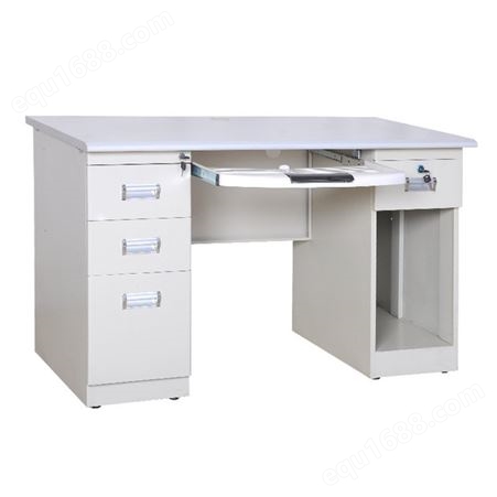 钢制办公桌 钢制电脑铁桌子 铁皮电脑桌 台式工作台