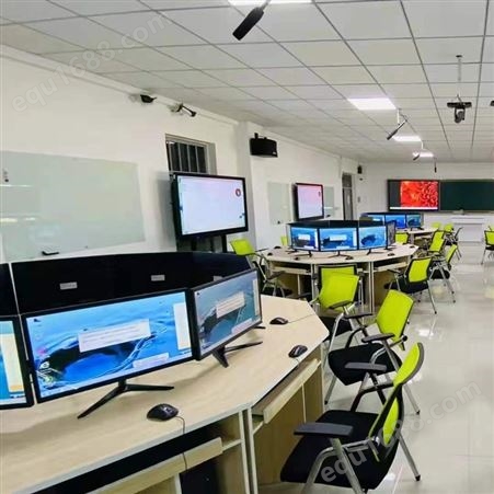 智学校园江苏厂家推荐六边形多功能电脑桌 桌椅配套定制价格低