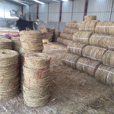 12低价供应绿化树木保温草绳 管桩专用草绳金磊草木制品价格低质量好