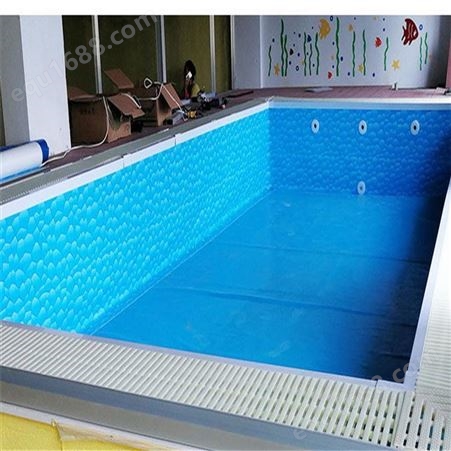 可定制拼装式泳池 组装式模块化游泳池 可拆装式钢结构恒温泳池安装设计