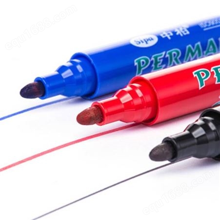 Sipa中柏记号笔SM-338油性粗头笔划重点不掉色防水勾线马克笔