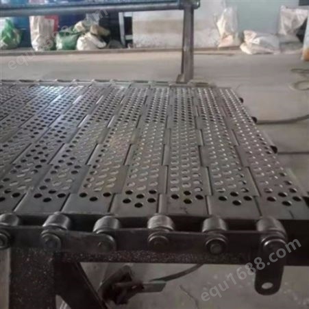 加工定制链板 不锈钢链板食品流水线冲孔链板可切割
