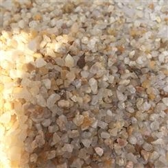 佳岩供应喷砂除锈石英砂 品质高可多次使用