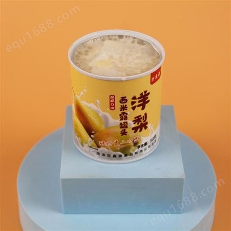 巨鑫源品牌 山东罐头厂家 西米露酸奶 水果罐头 酸甜可口 口味可选