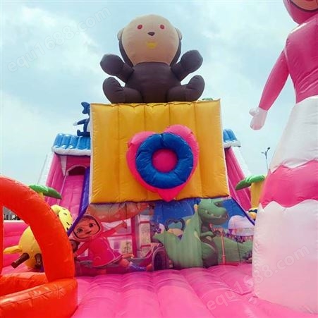 销售供应景区大型儿童亲子拓展团建充气城堡闯关玩具