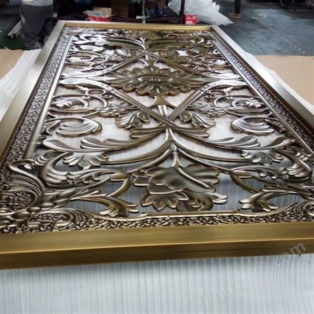 新中式不锈钢屏风  加工定制古铜/钛金玄关处不锈钢欧式屏风