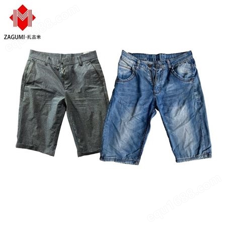广州扎古米 中国二手旧衣服市场批发出口哥伦比亚二手服装跨境旧男裤二手裤子
