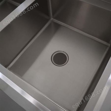 不锈钢双槽洗碗池 餐厅不锈钢洗碗池 渭南304不锈钢洗碗池尺寸