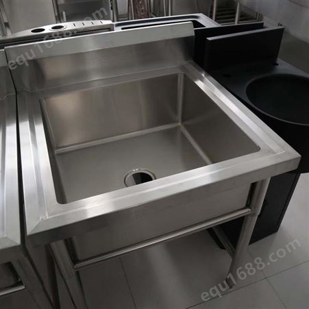 商用不锈钢双槽洗菜池 海南加厚不锈钢水池