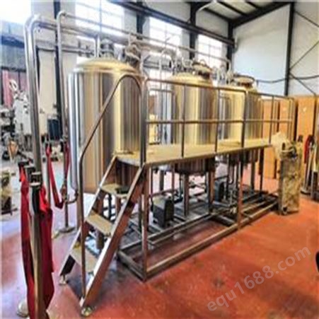 啤酒酿造设备 不锈钢发酵罐 反渗透纯净水装置 全自动 操作简单