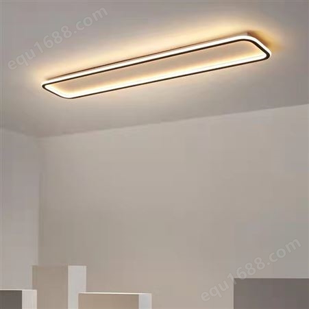 LED吸顶灯 现代超薄走廊阳台长方形客厅灯 玖恩灯具