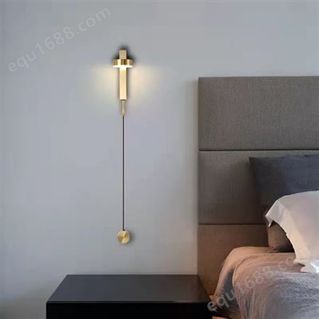 LED壁灯 现代简约客厅壁灯可旋转床头灯 玖恩灯具