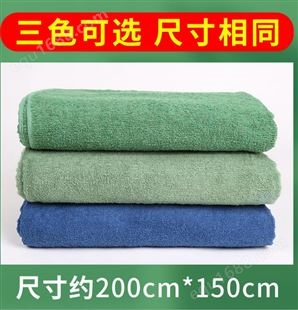 厂批发军绿毛巾被  夏季军绿陆空消防毛巾毯 军棉空调被  毛巾被 夏天空调毯可订制