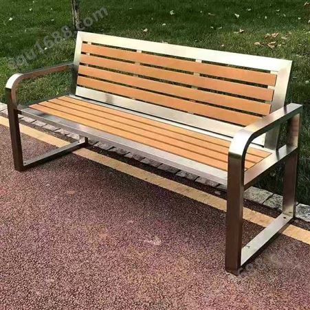 公园坐椅坐凳定制厂家 不锈钢底座户外休闲椅批发