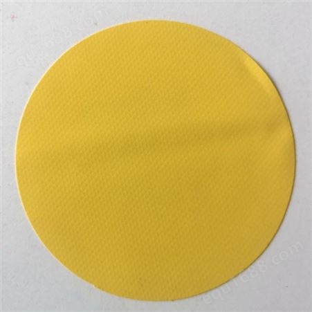 宁波科琦达公司小额批发面料型 号KQD-A-297 黄色PVC夹网布