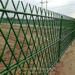 不锈钢仿竹护栏公园景点街道护栏新农村建设网格篱笆仿竹节管栅栏