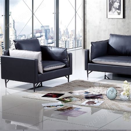 【轻奢套系】现代中小户型客厅真皮沙发  简约轻奢皮艺沙发组合