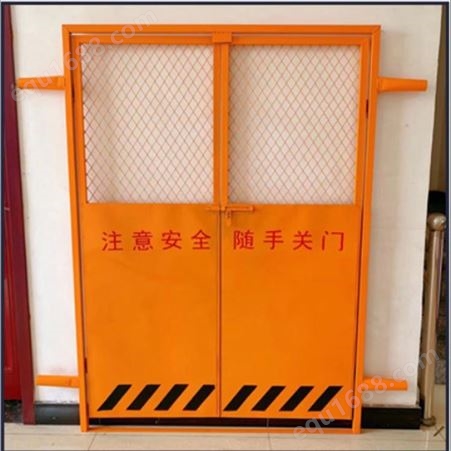 大量现货电梯安全门施工电梯门明悦货源足 规格齐全可定制