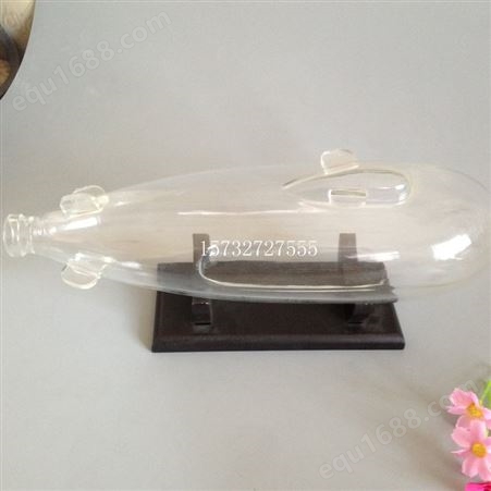 创意玻璃摆件 耐热玻璃瓶  异形工艺酒瓶  红酒醒酒器  酒水包装