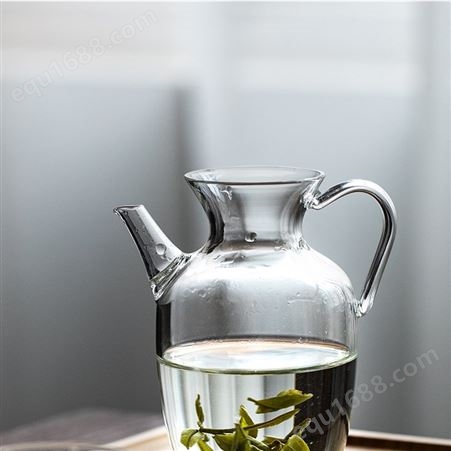 出口中式 加厚玻璃茶壶 烧水壶 耐高温烧水  家用耐热花茶壶  套装茶具