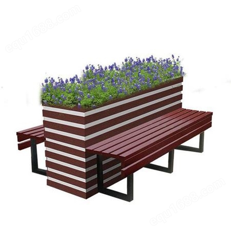 开封 碳化木花箱户外 木花盆花槽 移动式花箱长方形花箱定制