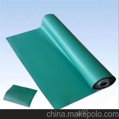 抗静电绿胶板 w-07防静电胶垫 生产绝缘胶板 防滑橡胶板