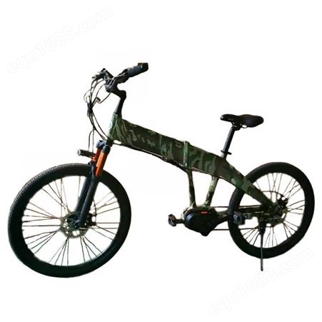 八方中置山地折叠电动自行车折叠山地中置助力电动车26寸折叠电动自行车