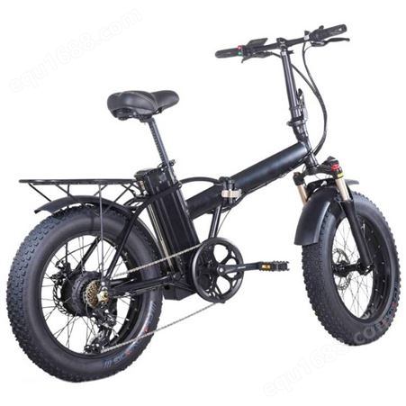 20寸雪地电动自行车折叠雪地电动自行车宽胎折叠电动车定制