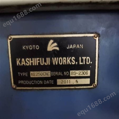 出售二手数控高速滚齿机KE250CNC日本卡富希基进口数控滚齿机