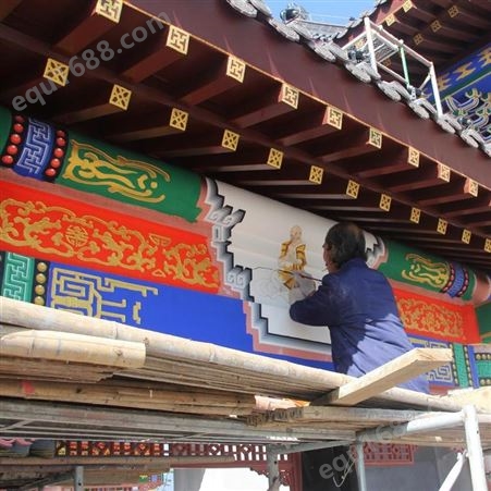光盛装饰 北京古建彩绘 彩绘材料 厂家