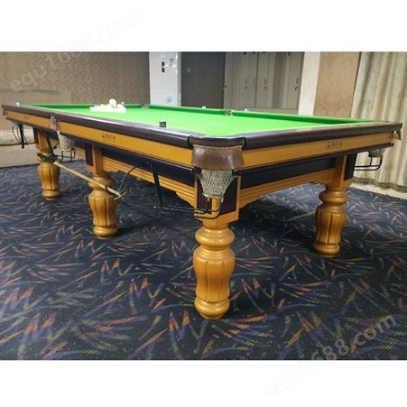 健英台球桌JY206经典款 标准成人家用中式现代风格桌球台 台球桌高配 二手台球桌