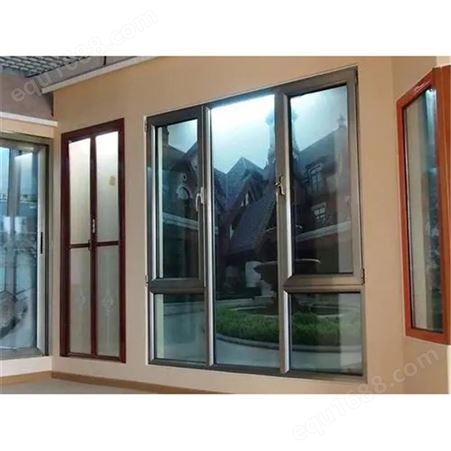 一体平开窗 铝合金门窗 断桥铝中空系统门窗 生产商