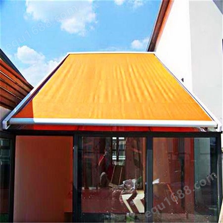 天幕蓬 阳光房电动遮阳蓬 多种颜色可选 防雨防晒定制安装