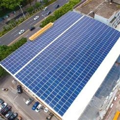 工商业厂房企业自用太阳能发电 屋顶光伏电站380v 全套供应