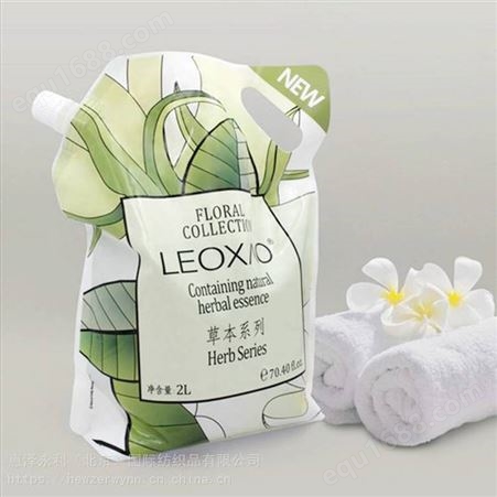北京酒店宾馆洗沐大袋装补充液_LEOXAO草本洗护用品