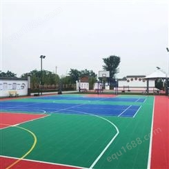崇左龙州篮球场地胶厚度标准会所网球场设施颜色可选
