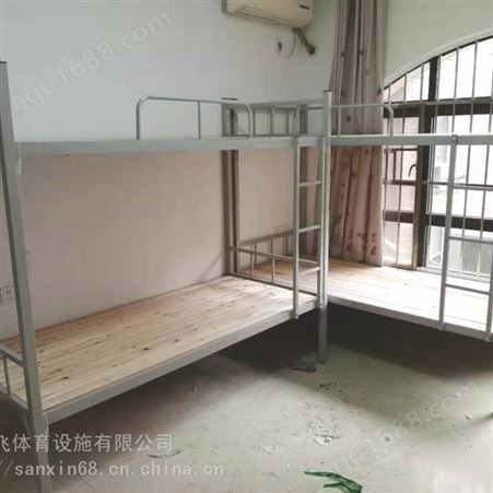 贵港桂平上下铺床|卧室铁架床图片安装方便